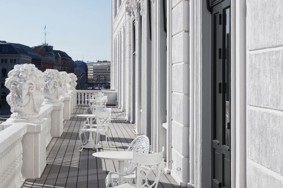 Royal Suite Balcony at Hotel D'Angleterre