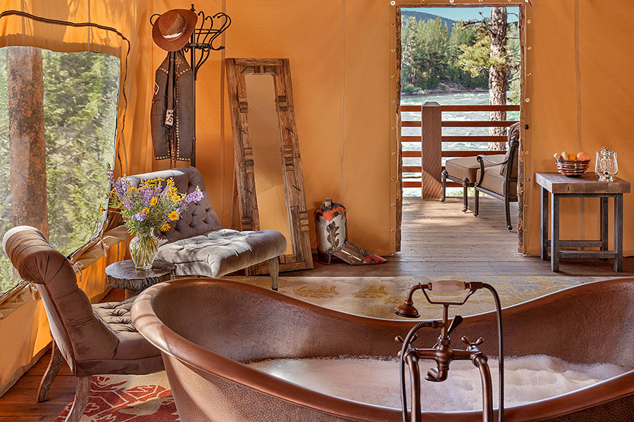 Glamping at The Resort at Paws Up