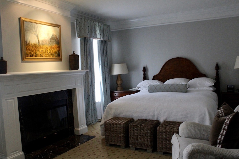 Guest room at the Fearrington House Inn