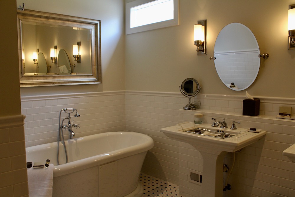 Guest Bathroom at the Fearrington House Inn