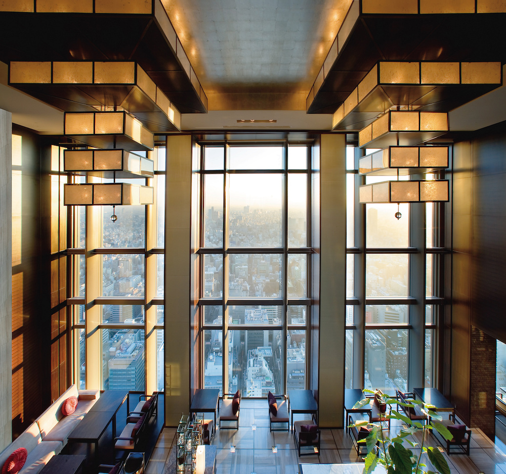 The Lobby of the Mandarin Oriental Tokyo