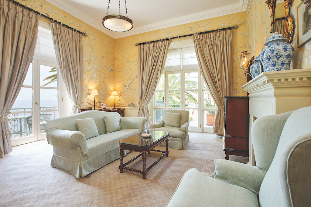 Presidential Suite Living Room at Belmond Reid's Palace