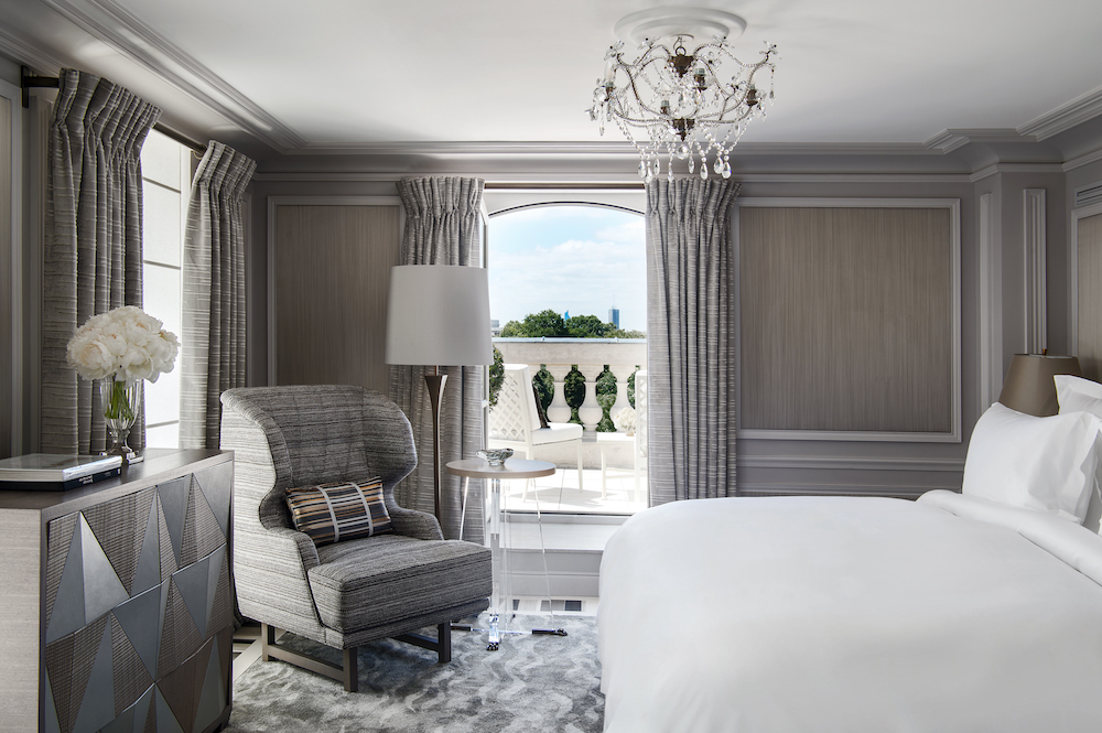 Bernstein Suite Bedroom at Hotel de Crillon