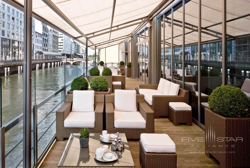 Lounge with Surrounding Water Views at Sofitel Hamburg Alter Wall, Hamburg, Germany