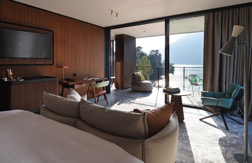 Corner Guest Room with Lounge at Il Sereno Lago di Como, Torno, Italy