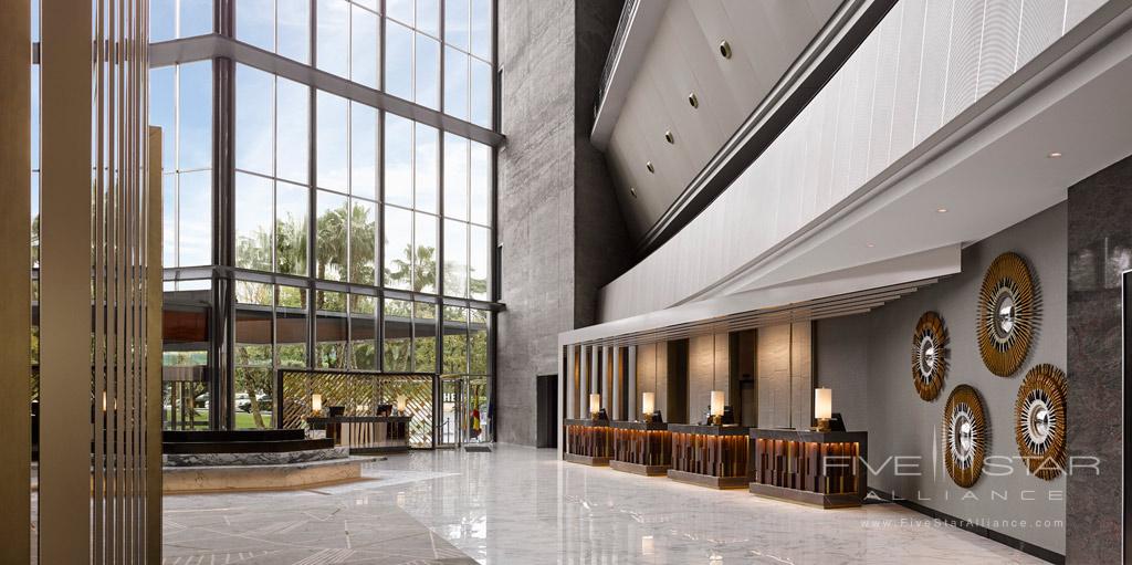 Lobby of Fairmont Rey Juan Carlos I, Barcelona, Spain