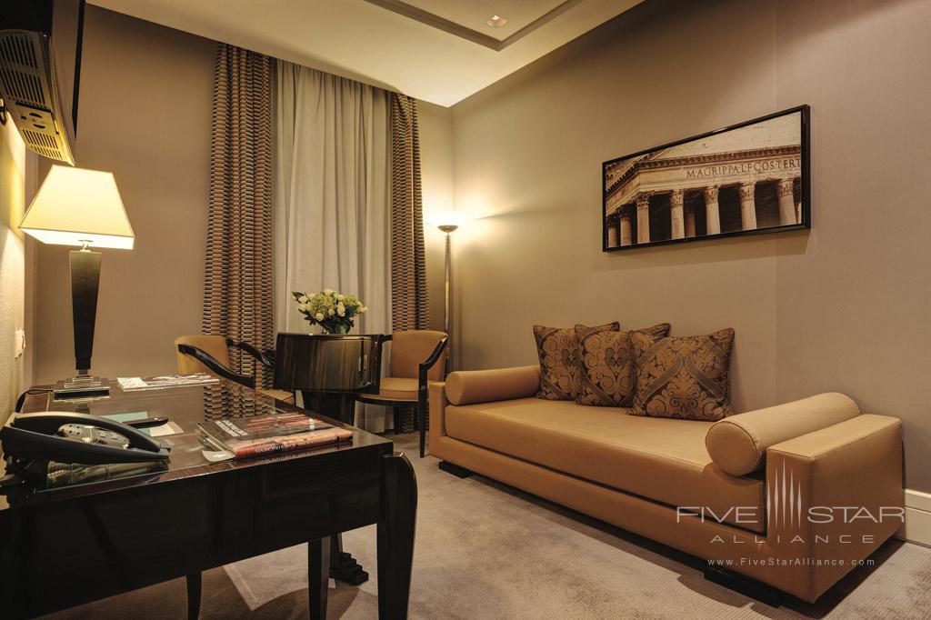 Suite Lounge at Grand Hotel Via Veneto, Rome, Lazio, Italy