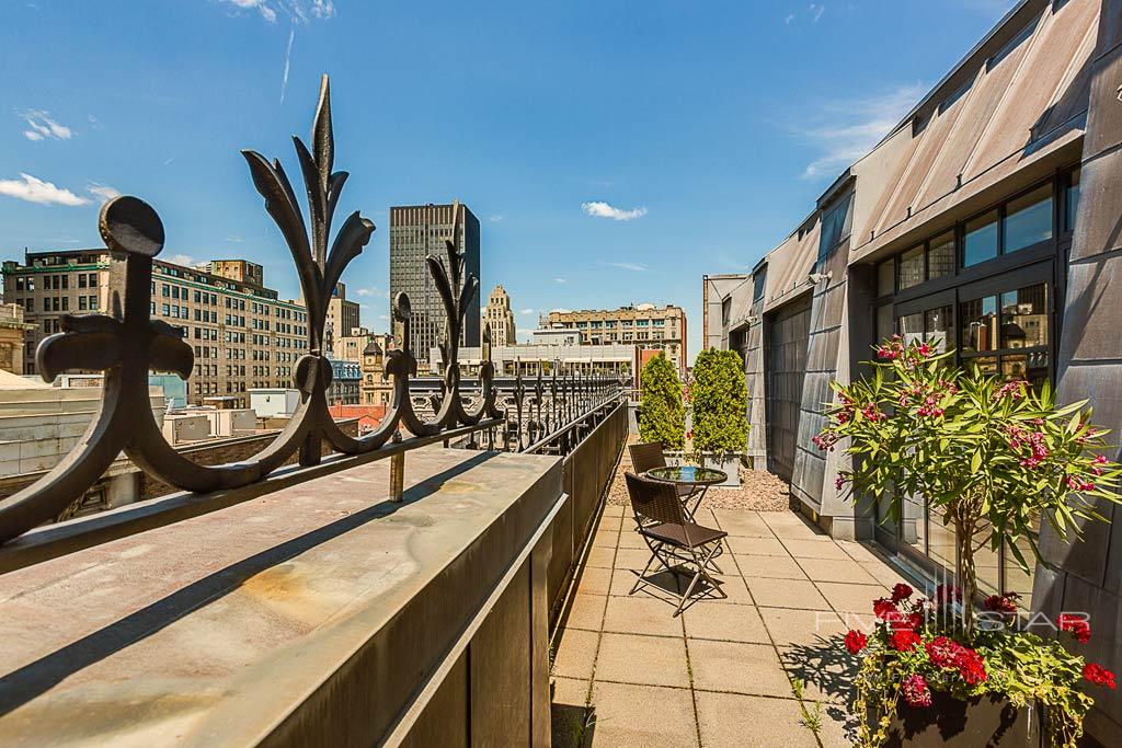 Terrace Loft at Hotel Gault, Montreal, Quebec, Canada