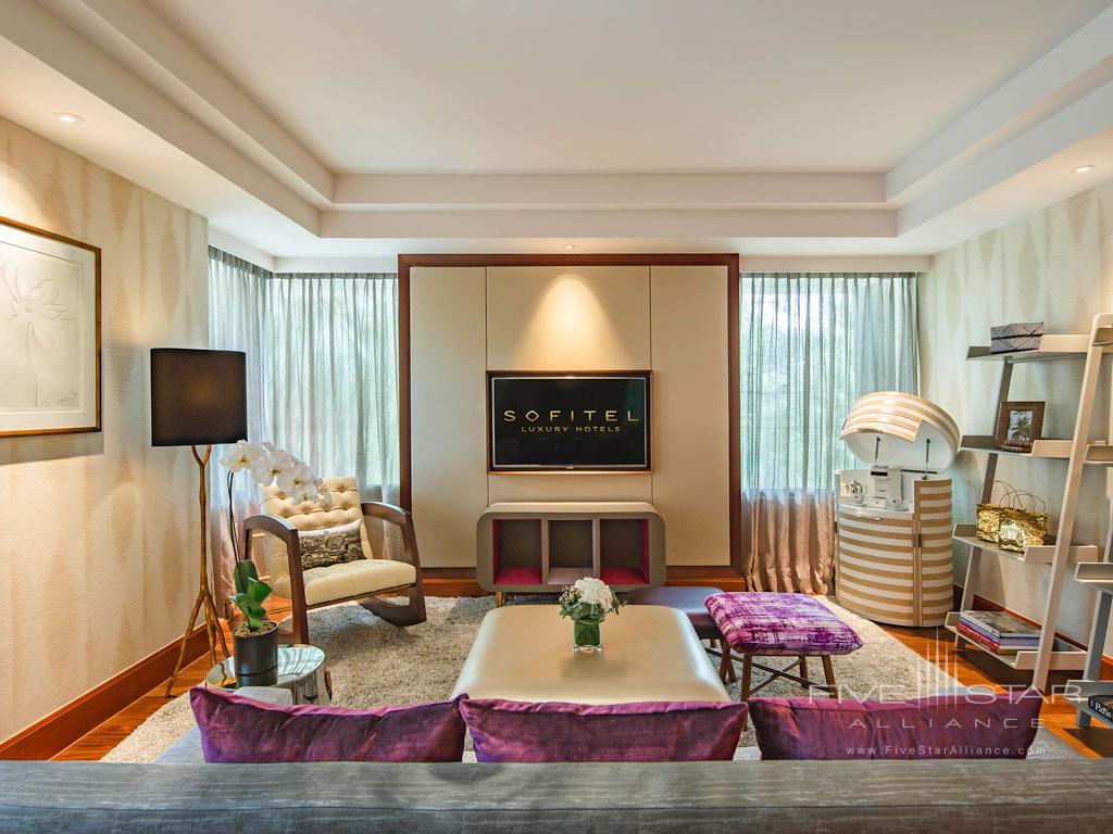 Suite Lounge at Sofitel Singapore Sentosa, Sentosa, Singapore
