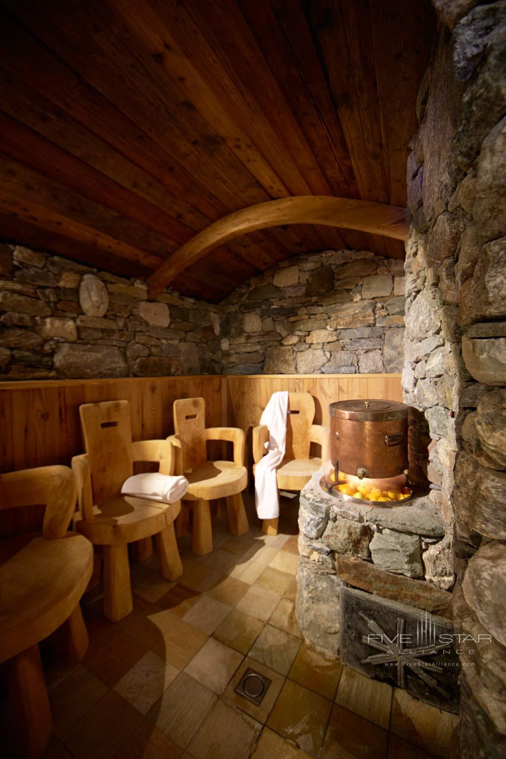 Sauna at Bellevue Hotel &amp; Spa Cogne, Italy