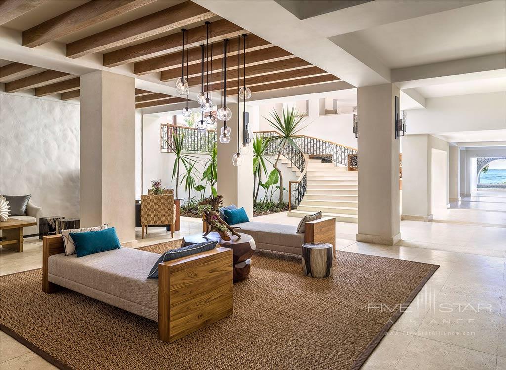 Lobby of Shangri-La's Le Touessrok Resort, Trou d’Eau Douce, Mauritius