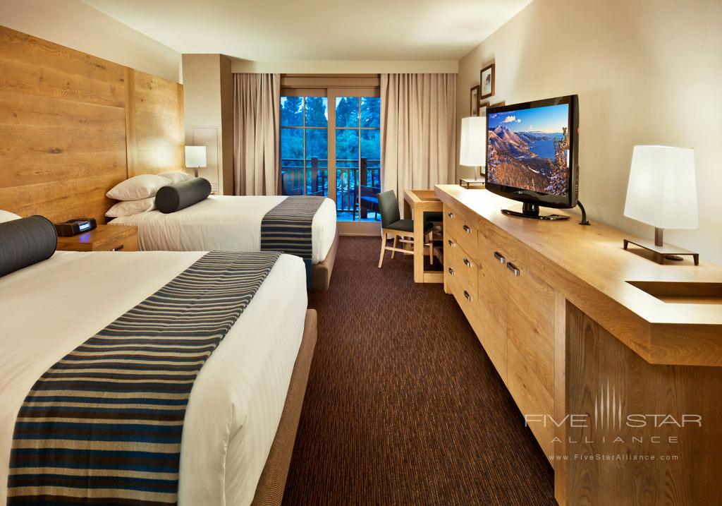 Double Guest Room at Hyatt Regency Lake Tahoe Resort Spa and Casino, Incline Village, NV