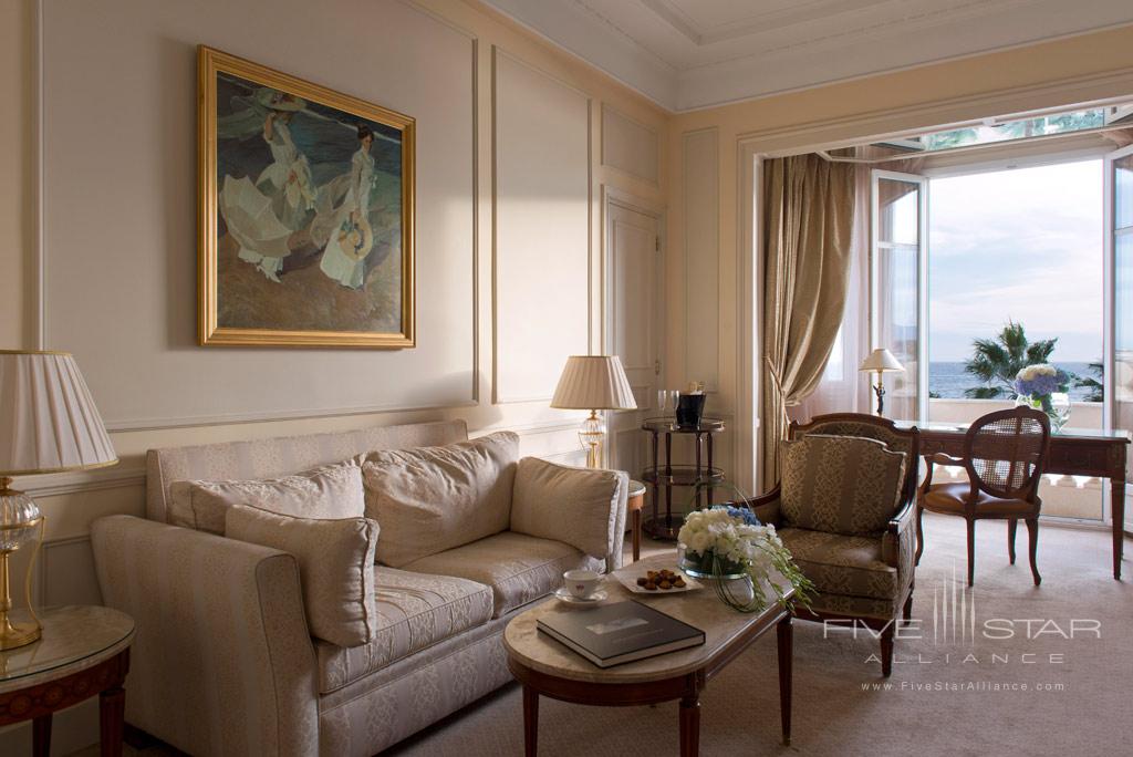 One Bedroom Suite Lounge at InterContinental Carlton Cannes, Cannes, France