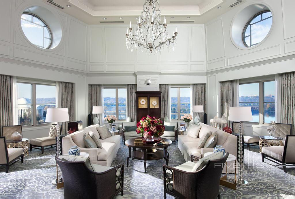 Presidential Suite Living Room at Mandarin Oriental Washington, DC, United States