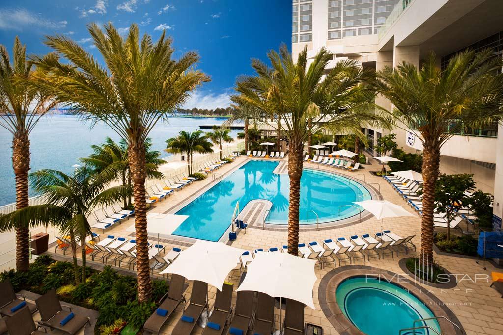 Waterfront pool at the Hilton San Diego Bayfront