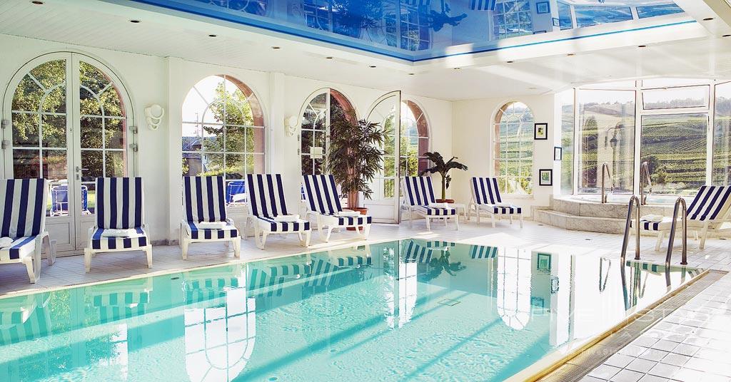 Indoor Pool at Chateau D'Isenbourg, Rouffach, France