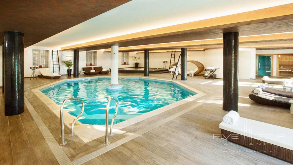 Indoor Pool at Chateau de Mirambeau, France