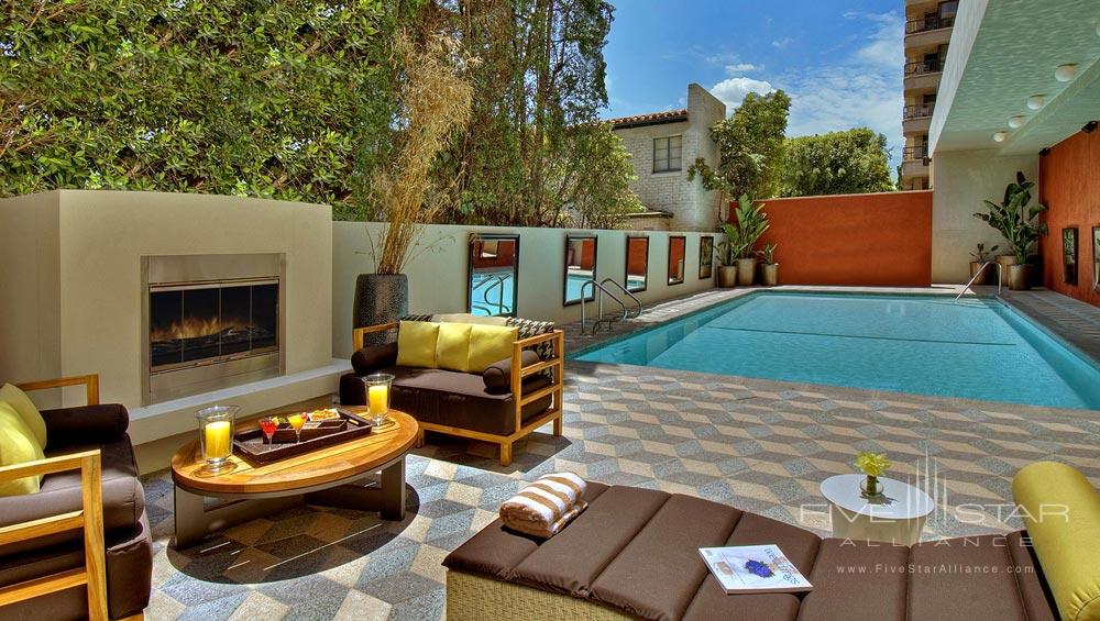 Outdoor Pool at Hotel Palomar Beverly Hills, Los Angeles, CA, United States