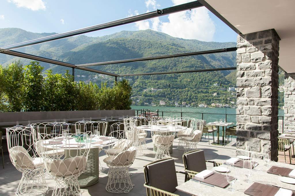 Terrace Dining at Il Sereno Lago di Como, Torno, Italy