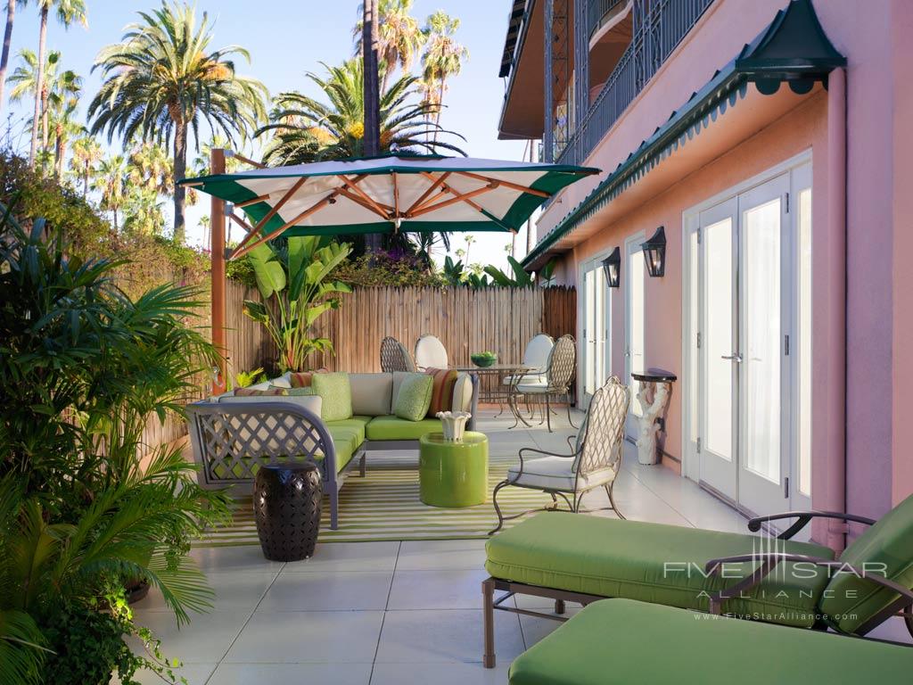 Premier Suite Patio at Beverly Hills Hotel, Beverly Hills, CA