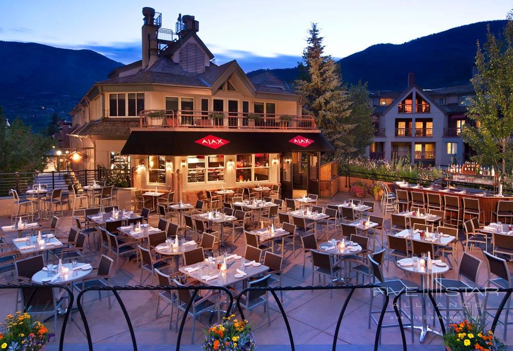 Ajax Terrace Dining at The Little Nell, Aspen, CO