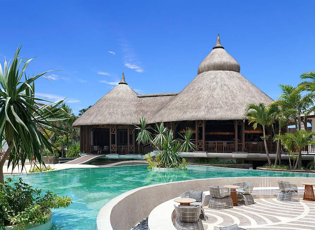 Poolside Lounge at Shangri-La's Le Touessrok Resort, Trou d’Eau Douce, Mauritius