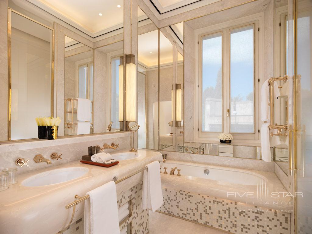 Suite Bath at Hotel Eden Rome, Italy