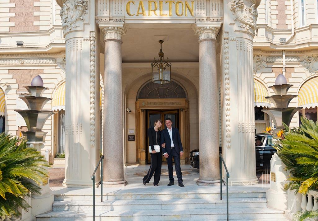 Entrance to InterContinental Carlton Cannes, Cannes, France