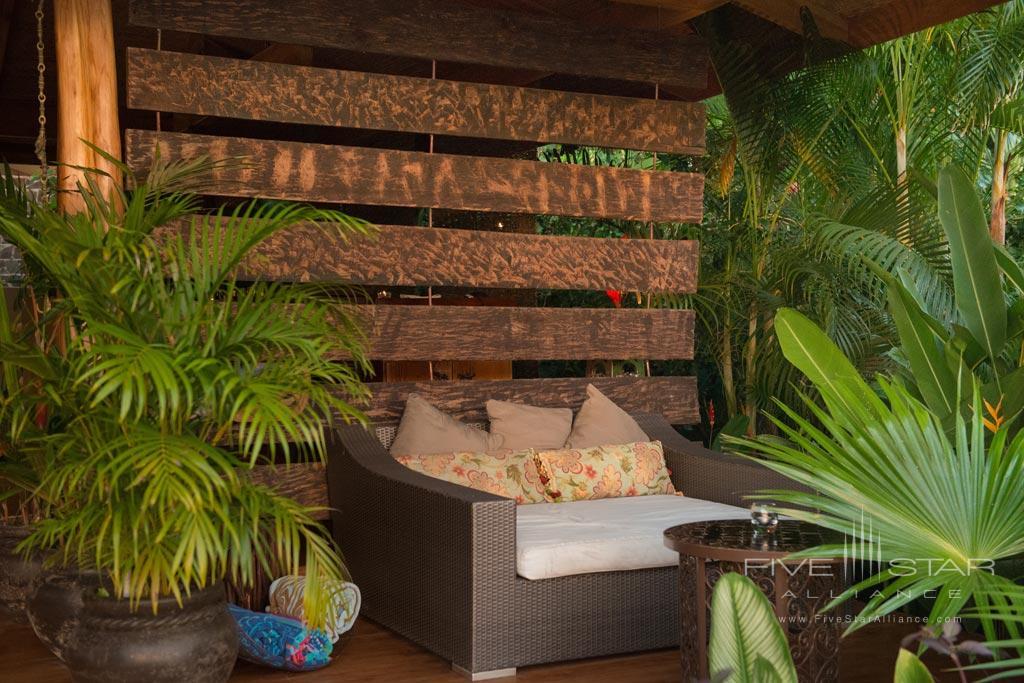 Lounge at Casa Chameleon at Mal Pais, Costa Rica