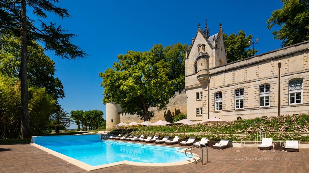 Outdoor Pool at Chateau de Mirambeau, France