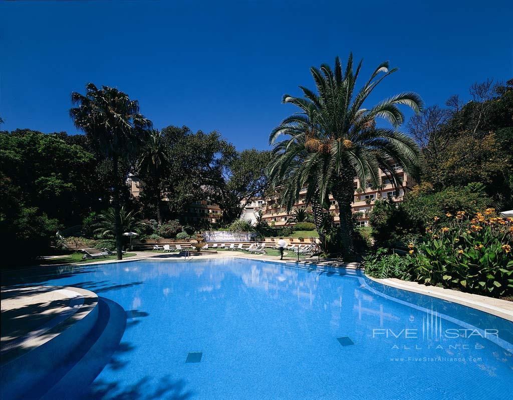 Outdoor Pool at Olissippo Lapa Palace, Lisbon, Portugal