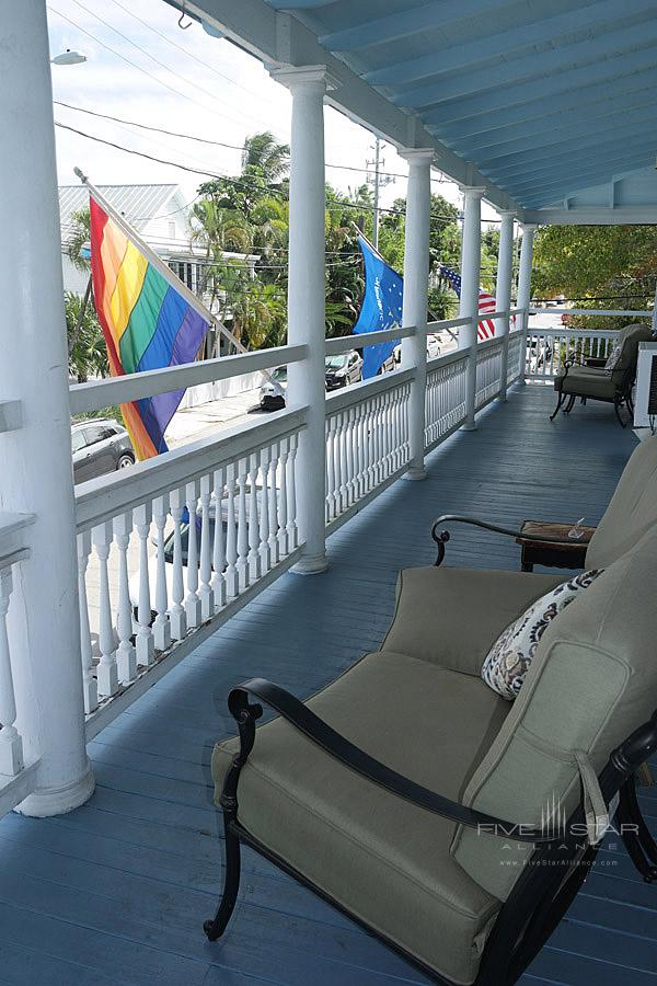 Guest Terrace at Heron House, Key West, FL