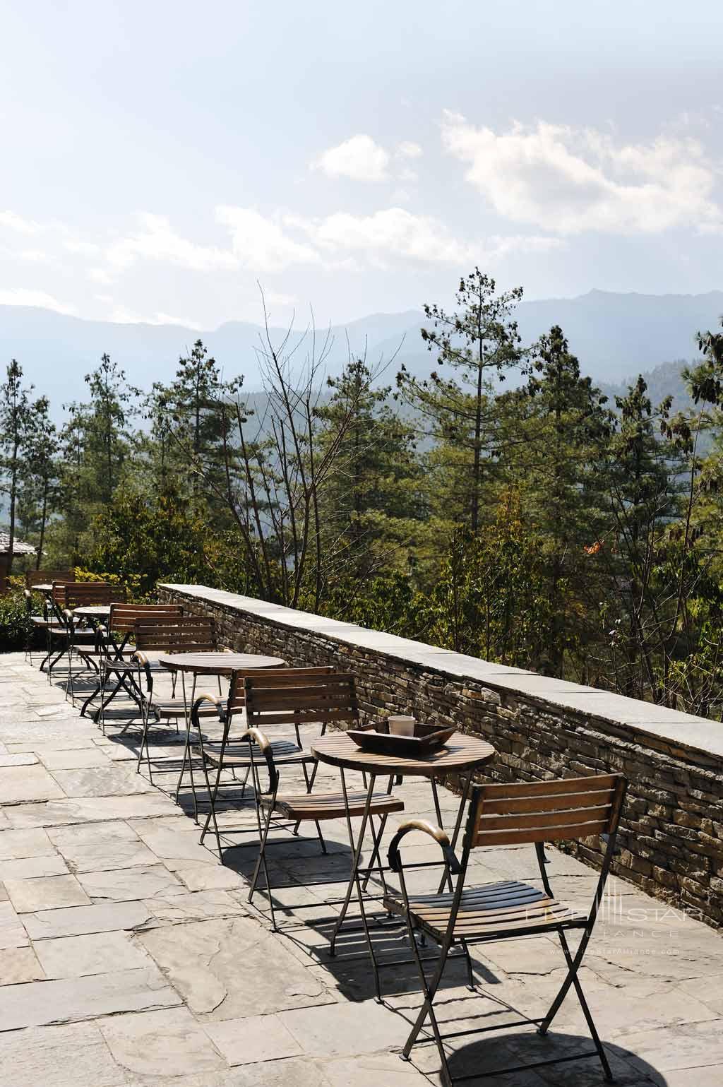 Terrace Lounge at COMO Uma Paro, Paro, Bhutan