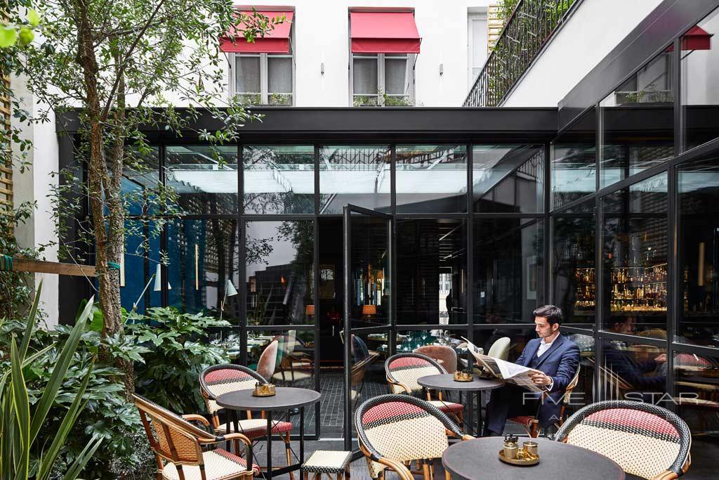 Courtyard at Le Roch Hotel &amp; Spa, Paris, France