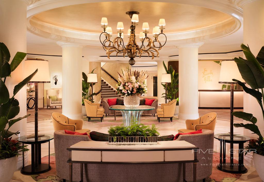 Lobby of Beverly Hills Hotel, Beverly Hills, CA