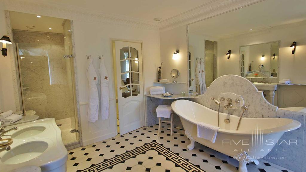 Guest Bath at Chateau de Mirambeau, France