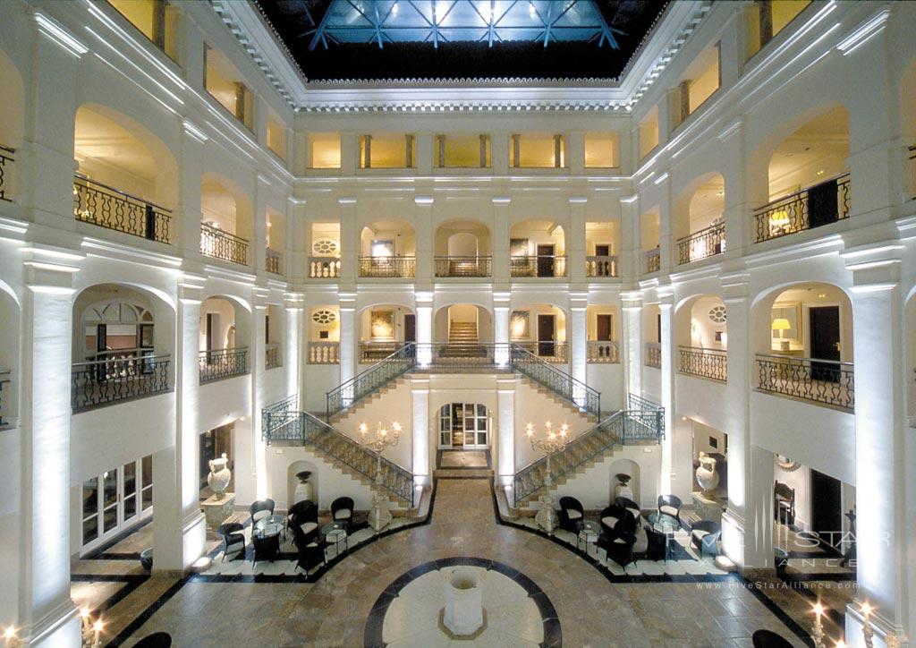 Lobby of Hotel Villa Padierna, Marbella, Spain