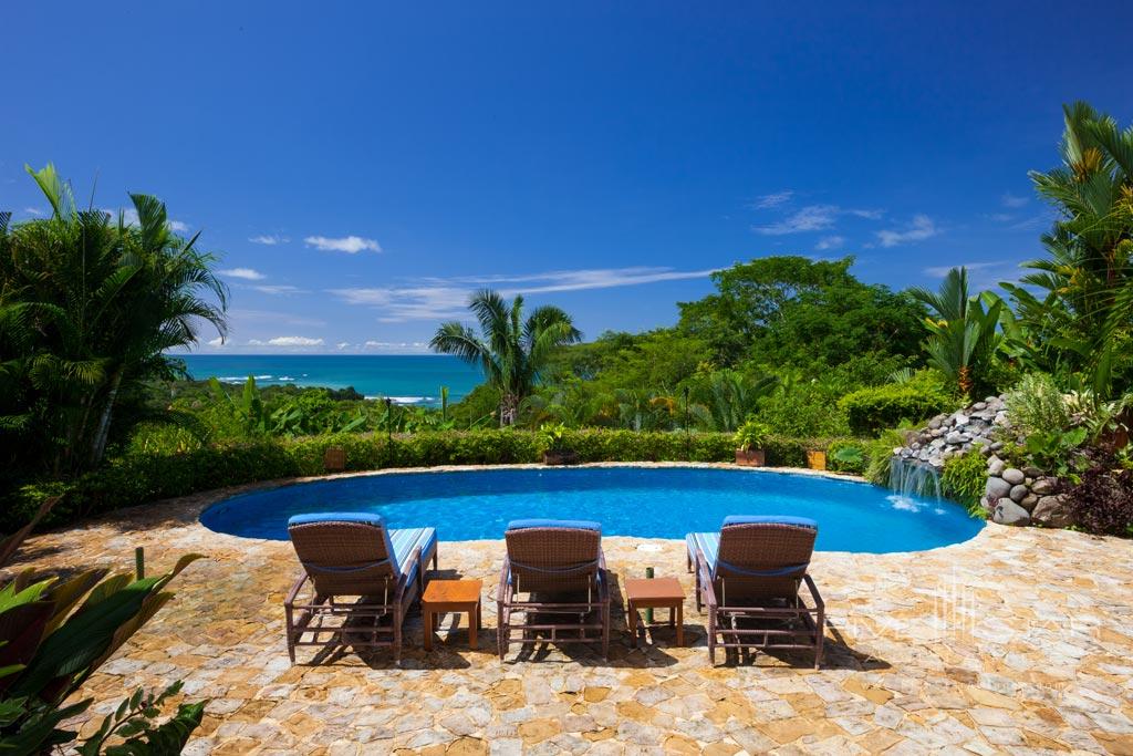 Outdoor Pool at Casa Chameleon at Mal Pais, Costa Rica