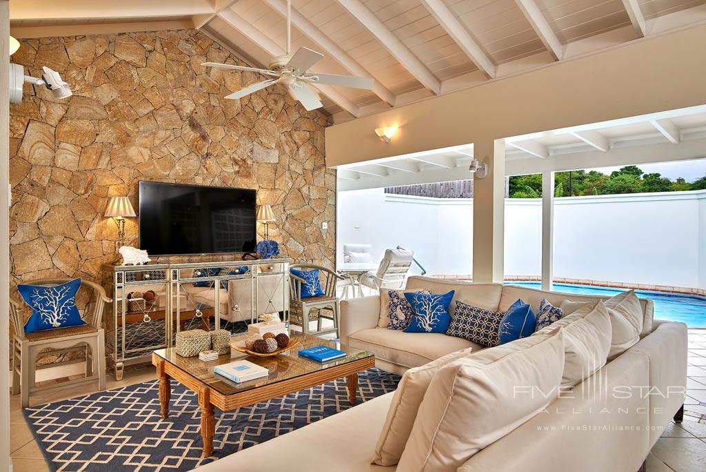 Penthouse Living Room at Calabash Luxury Boutique Hotel, Saint Georges, Grenada