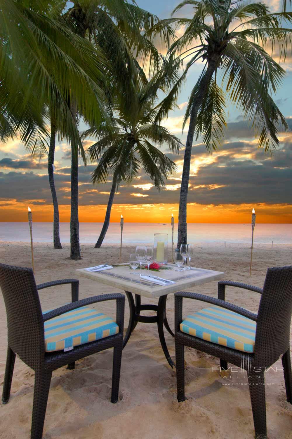 Beach Dine at Fairmont Royal Pavilion, St James, Bridgetown, Barbados