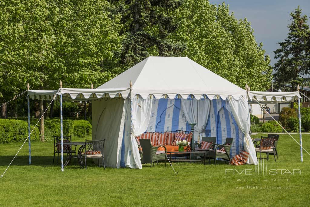 Blue Tent at Hotel Amade Chateau, Vrakúň, Slovakia