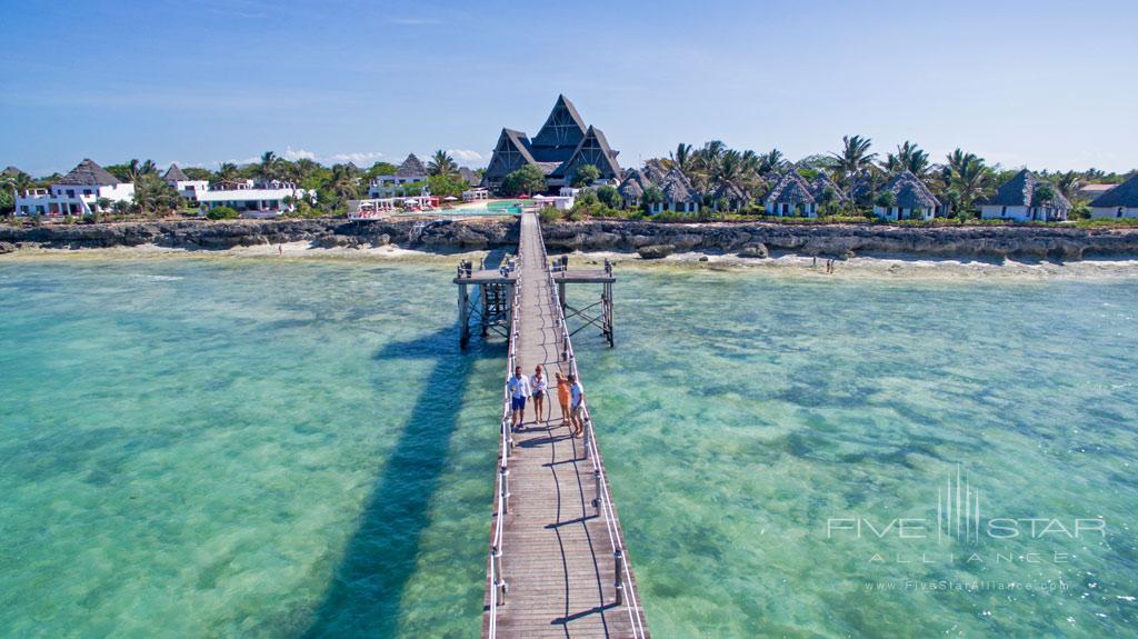 Bridge to Hotel Essque Zalu Zanzibar, Zanzibar, Tanzania