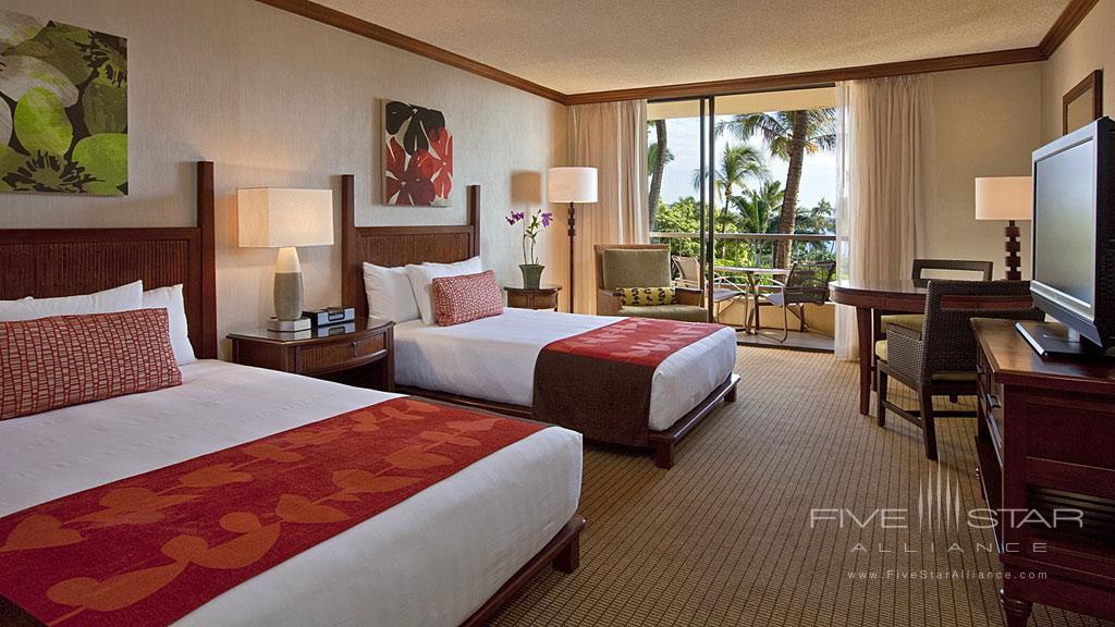 Double Guest Room with Partial Ocean Views at Hyatt Regency Maui Resort And Spa, Kaanapali, HI