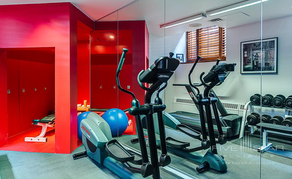 Fitness Center at Hotel Gault, Montreal, Quebec, Canada