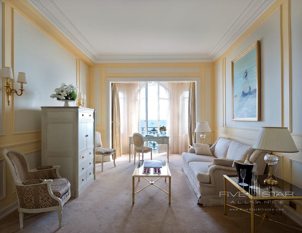 One Bedroom Suite Lounge at InterContinental Carlton Cannes, Cannes, France