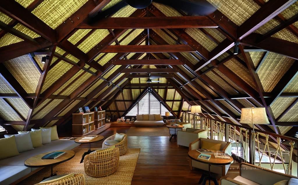 Library at Six Senses Zil Pasyon