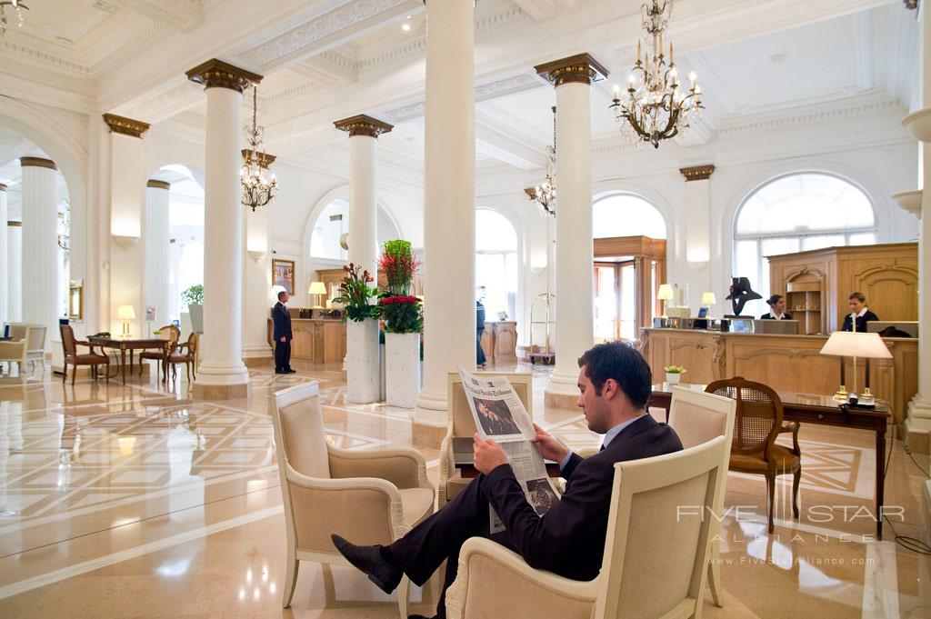 Lobby and Reception at InterContinental Carlton Cannes, Cannes, France