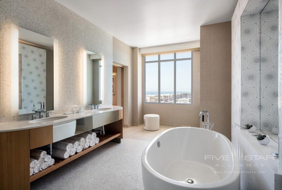 Presidential Suite Master Bathroom at Pasea Hotel and Spa, Huntington Beach, CA
