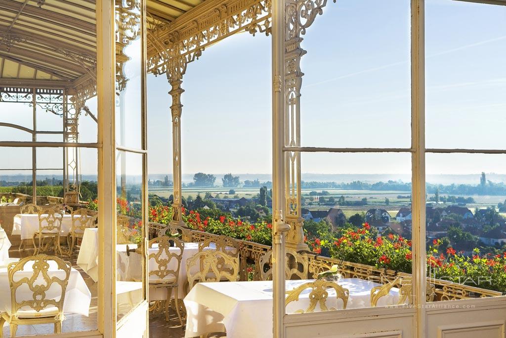 Terrace Dine at Chateau D'Isenbourg, Rouffach, France