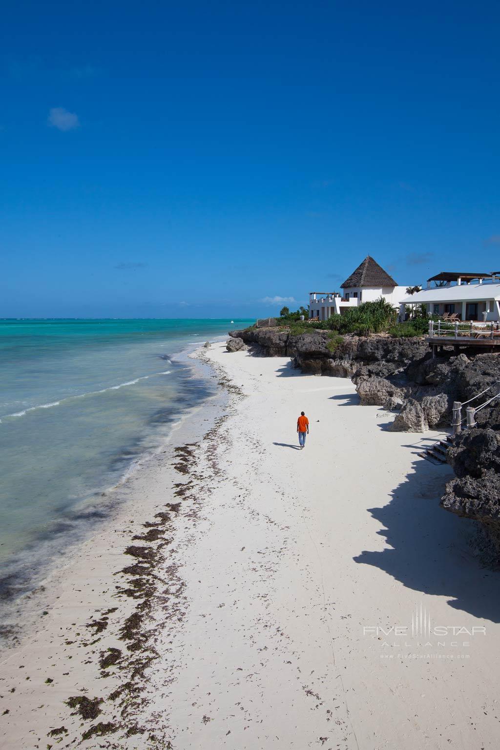 Beach at Essque Zalu Zanzibar, Zanzibar, Tanzania